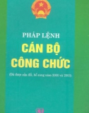 Tìm hiểu Pháp lệnh cán bộ công chức: Phần 1