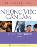 những việc cần làm trong đời người: phần 1 - nxb lao động xã hội