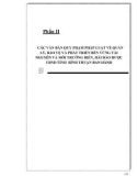 Phát triển bền vững tài nguyên và môi trường biển, hải đảo trên đại bàn tỉnh Bình Thuận - Hệ thống các văn bản pháp luật về quản lý, bảo vệ: Phần 2