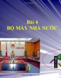 Bài 4 Bộ máy nhà nước