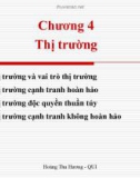 Bài giảng Kinh tế học đại cương: Chương 4 - Hoàng Thu Hương