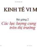 Bài giảng Kinh tế vi mô: Chương 2 - Lê Phương