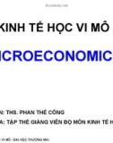 Bài giảng Kinh tế học vi mô I: Microeconomics - ThS. Phan Thế Công