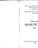 Giáo trình Kinh tế học (Tập 1) - PGS. TS Võ Kim Dũng