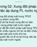 Bài giảng Tư pháp quốc tế: Chương 2