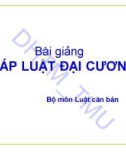 Bài giảng Pháp luật đại cương - ĐH Thương Mại