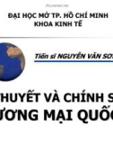 Bài giảng Lý thuyết và chính sách thương mại quốc tế: Chương 1 - TS. Nguyễn Văn Sơn