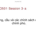 Cung, cầu và các chính sách của chính phủ