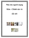 Nhà cho người mạng Kim - Chính xác và sắc nét