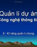 Kĩ năng quản lí chung về dự án Công nghệ thông tin - 1