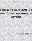 Bài giảng Hệ thống tổ chức ngành y tế hệ thống tổ chức ngành điều dưỡng Việt Nam - ThS.BS Chung Khánh Bằng