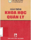 Giáo trình Khoa học quản lý - Học viện tài chính