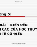 Bài giảng Lịch sử các học thuyết kinh tế: Chương 5 - ĐH Kinh tế