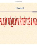 Bài giảng Luật ngân hàng và chứng khoán: Chương 4 - Nguyễn Từ Nhu