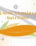 Bài giảng Nhà nước và Pháp luật đại cương – Chương 3: Những vấn đề cơ bản về pháp luật