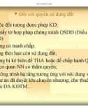 Bài giảng : Luật kinh doanh bất động sản part 2