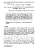 Khảo sát khả năng đối kháng và ức chế nấm Podosphaera aphanis gây bệnh phấn trắng trên đối tượng dâu tây (Fragaria ananassa) của một số chủng Bacillus subtilis trong điều kiện in vitro