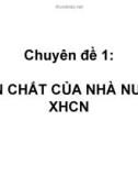 Bài giảng Chuyên đề 1: Bản chất của nhà nước XHCN