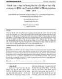Thành tựu và hạn chế trong thu hút vốn đầu tư trực tiếp nước ngoài (FDI) vào Thành phố Hồ Chí Minh giai đoạn 2004 – 2014