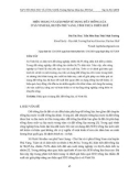 Hiện trạng và giải pháp sử dụng đất trồng lúa ở xã Vinh Hà, huyện Phú Vang, tỉnh Thừa Thiên Huế