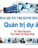 Bài giảng Quản trị dự án: Chương 8 - TS. Trịnh Thùy Anh, ThS. Đoàn Thị Thanh Thúy