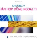 Bài giảng Chương 5: Đàm phán hợp đồng ngoại thương - Nguyễn Thị Bích Phượng