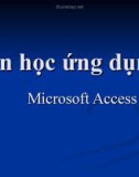 Tin học ứng dụng Microsoft Access 2000