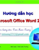 Hướng dẫn Microsoft Word 2003