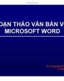 Bài giảng Soạn thảo văn bản với Microsoft Word - ThS. Nguyễn Khắc Quốc