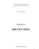 Bài giảng Khuyến nông - Trường Cao Đẳng Lào Cai