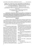 Nghiên cứu tương quan giữa thành phần, sự phân bố của giun đất với chất lượng đất ở một số vùng sản xuất rau của thành phố Hội An – tỉnh Quảng Nam