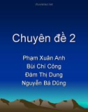 Báo cáo Tiểu luận Bào chế và kiểm nghiệm thuốc thú y - Chuyên đề 2