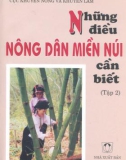 Những điều nông dân miền núi cần biết (tập 2)