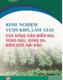 Bài học và kinh nghiệm vượt khó, làm giàu của nông dân miền núi, vùng sâu, vùng xa, biên giới, hải đảo: Phần 1