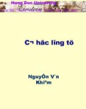 Bài giảng cơ học lượng tử - Nguyễn Văn Khiêm : Bài 5