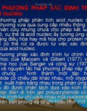 Phương pháp xác định trình tự của acid nucleic