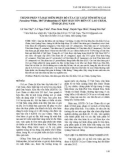 Thành phần và đặc điểm phân bố của các loài tôm hùm gai Panulirus White, 1847 (Palinuridae) ở khu bảo tồn biển Cù Lao Chàm, tỉnh Quảng Nam