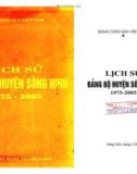 Ebook Lịch sử Đảng bộ huyện Sông Hinh (1975-2005): Phần 1