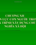 Bài giảng Chủ nghĩa xã hội khoa học: Chương 12