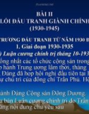 Bài giảng Đường lối cách mạng của Đảng Cộng sản Việt Nam: Bài II