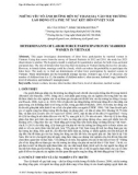 Những yếu tố ảnh hưởng đến sự tham gia vào thị trường lao động của phụ nữ sau kết hôn ở Việt Nam