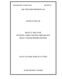 Luận văn Thạc sĩ Quản lý công: Quản lý nhà nước về thi đua, khen thưởng trên địa bàn Quận 4, Thành phố Hồ Chí Minh