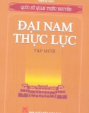 Đại Nam thực lục tập 10 part 1