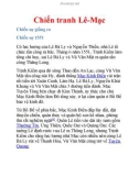 Chiến tranh Lê - Mạc 2