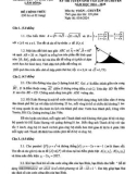 Đề thi tuyển sinh vào lớp 10 môn Toán (chuyên) năm 2024-2025 - Sở GD&ĐT Lâm Đồng