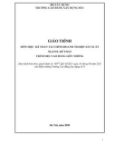 Giáo trình Kế toán tài chính doanh nghiệp sản xuất (Ngành: Kế toán - Cao đẳng liên thông) - Trường Cao đẳng Xây dựng số 1