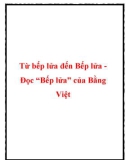 Bài văn mẫu lớp 10: Cảm nghĩ về bài “Bếp lửa” của Bằng Việt