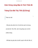 Cảm Hứng Lãng Mạn & Tinh Thần BiTráng Của Bài Tây Tiến