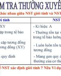 Bài giảng môn Sinh học lớp 9 - Bài 13: Di truyền liên kết