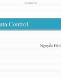 Bài giảng Lập trình WebForm: Data control - ThS. Nguyễn Hà Giang